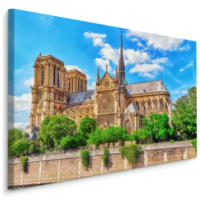 Plátno Katedrála Notre Dame V Paříži Hit Sezóny