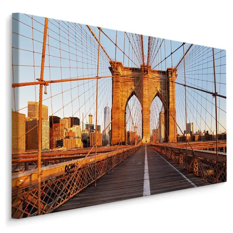 Plátno Brooklynský Most, New York I. Víkendová Akce