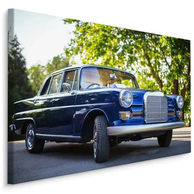 Bezpečná Platba Plátno Elegantní Staré Auto