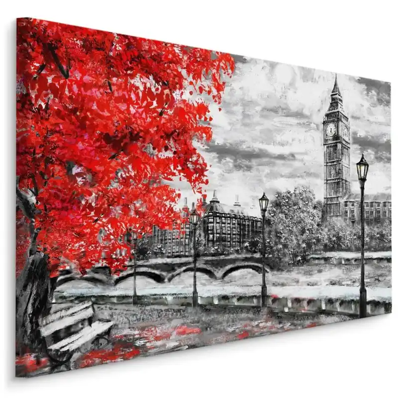 Akce Plátno Pohled Na Temži A Big Ben