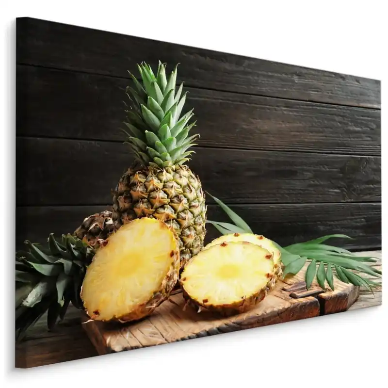 Moderní obraz na plátně do kuchyně Nakrájený Ananas Časově Omezené