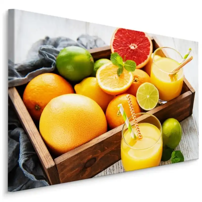 Moderní obraz na plátně do kuchyně Ošatka Citrusů Vrácení Zdarma