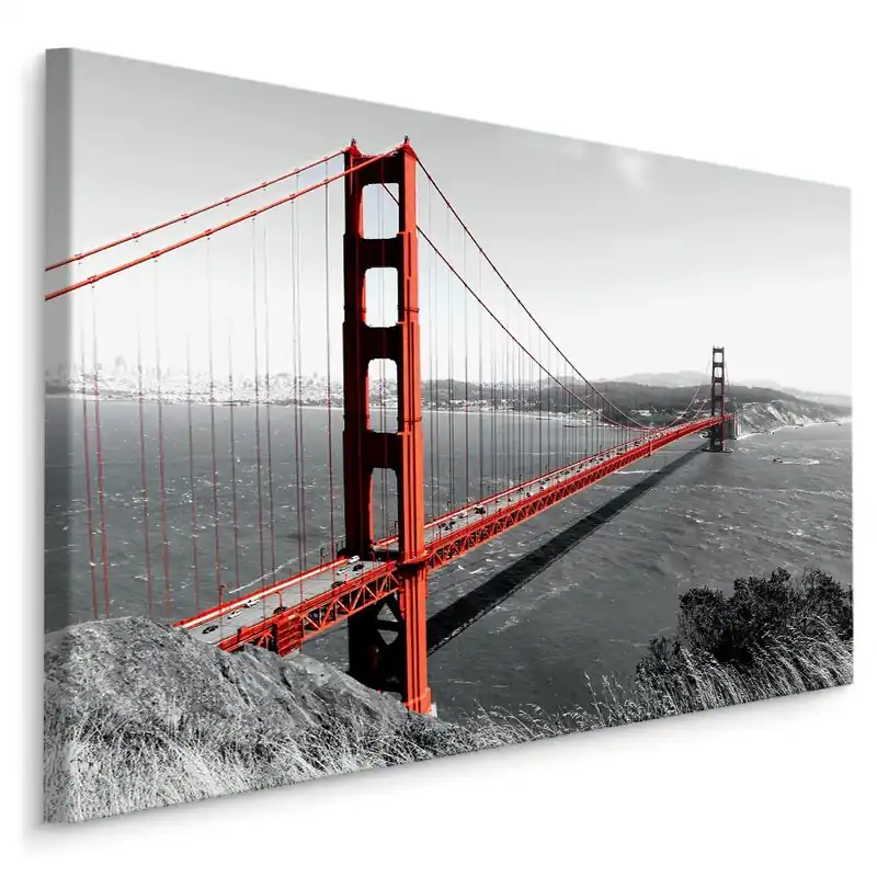 Originální Plátno Most Golden Gate V San Franciscu