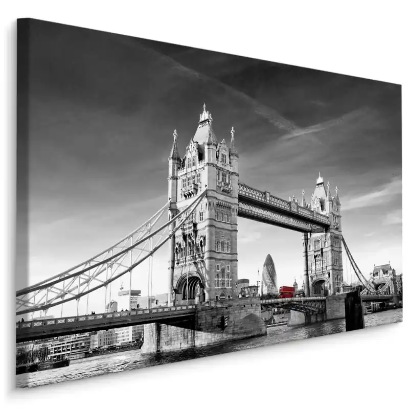 Plátno Pohled Na Tower Bridge V BW Rychlé Dodání