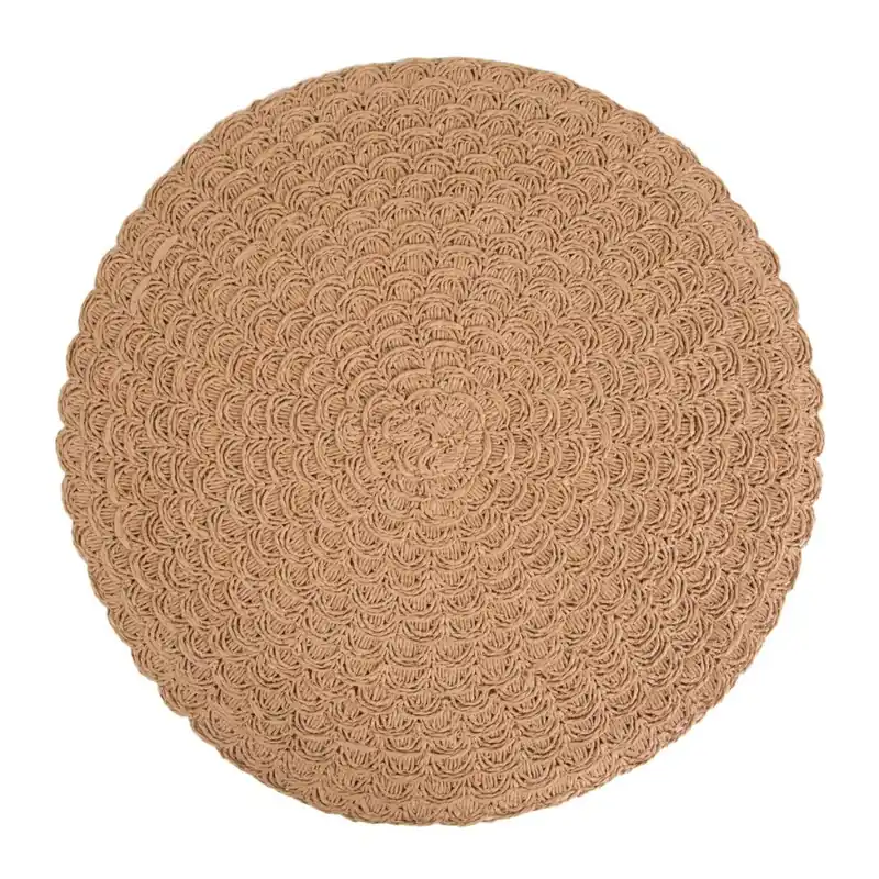 Značkový Prostírání kulaté ALEX béžová Ø 38 cm Mybesthome