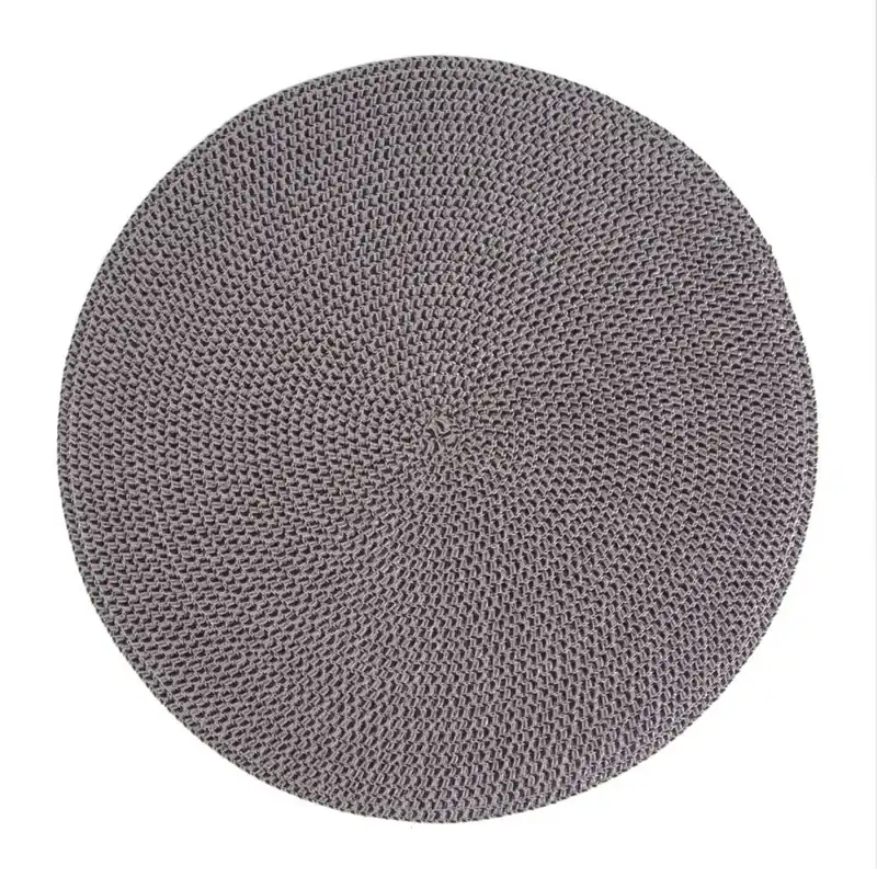 Must-Have Prostírání kulaté ADRIAN šedá Ø 38 cm Mybesthome