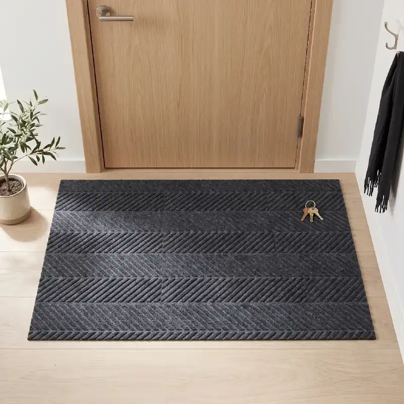 Rohožka - předložka TIRE šedá 60x90 cm Mybesthome Nejlepší Cena