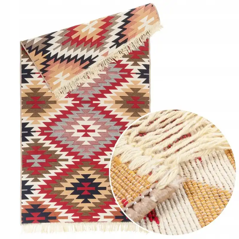Rychlé Dodání Kusový oboustranný vzorovaný koberec KILIM GOLD PREMIUM - AZTECK 60x120 cm