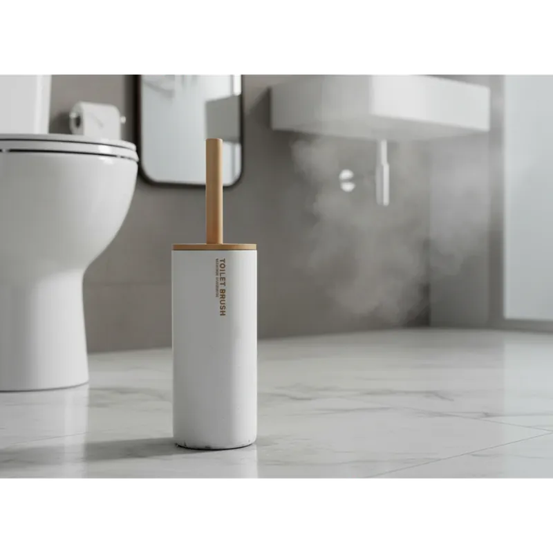 Vrácení Zdarma Koupelnový set MARBLE syntetická pryskyřice bílá Mybesthome