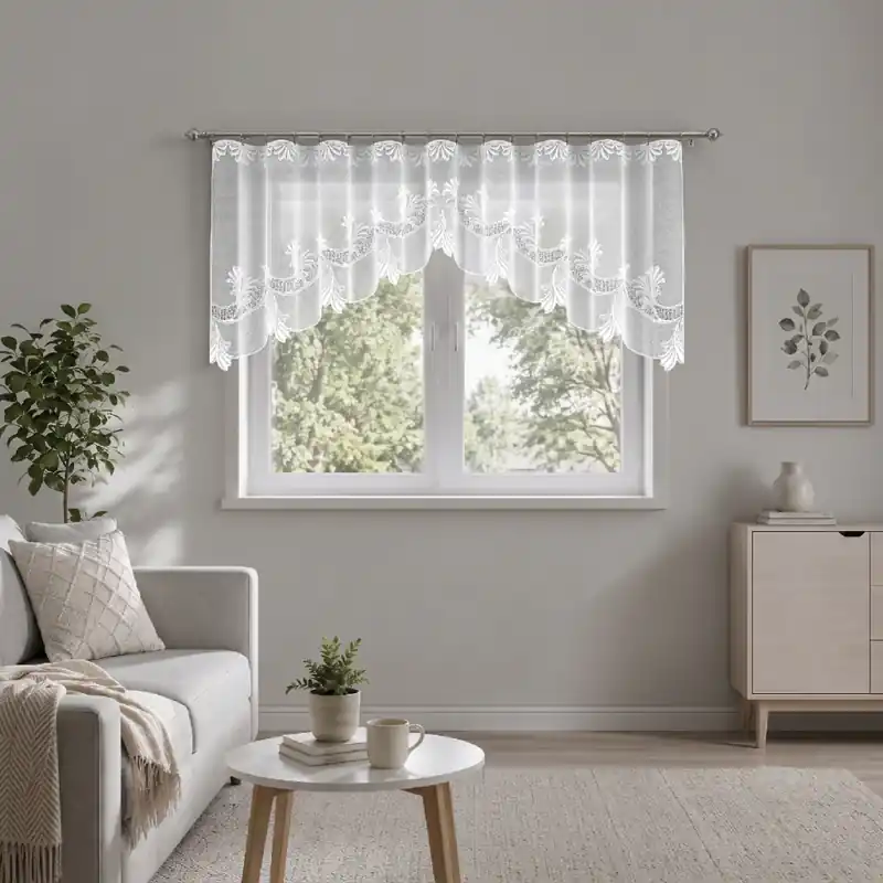 Nejprodávanější Dekorační žakárová záclona s řasící páskou MAYRA 110 bílá 300x110 cm MyBestHome