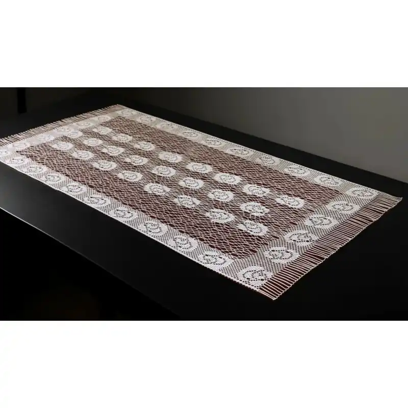 Žakárový ubrus - běhoun HUGO 130x55 cm bílá MyBestHome Horká Nabídka