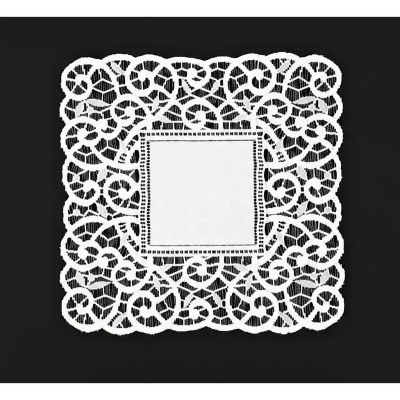 Dekorační žakárový ubrousek KENAN bílá 50x50 cm Mybesthome Tovární Cena