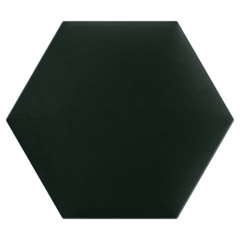Čalouněný nástěnný panel HEXAGON 40x35 cm lahvově zelená MyBestHome Poslední Šance