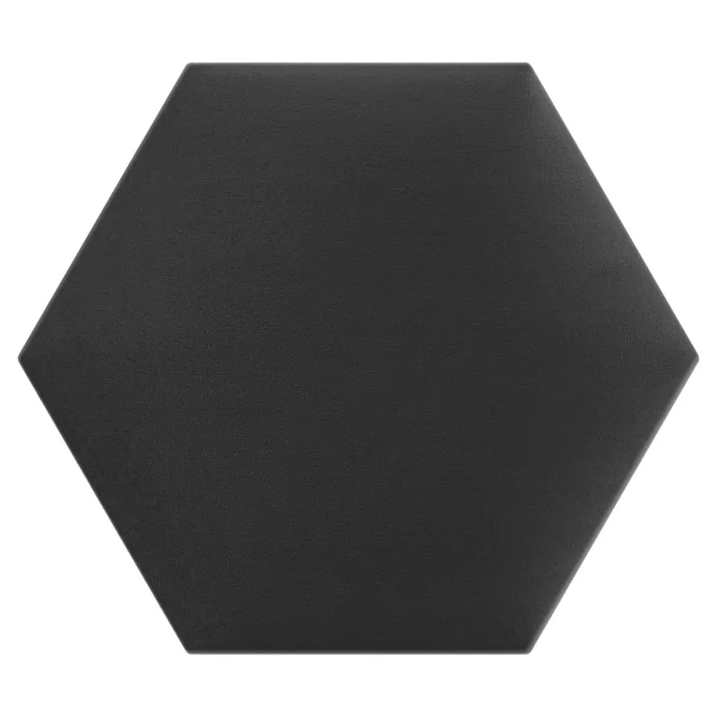Čalouněný nástěnný panel HEXAGON 40x35 cm grafitová MyBestHome Must-Have