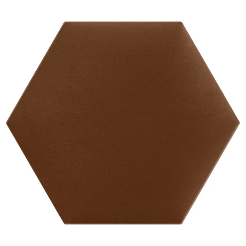 Omezená Nabídka Čalouněný nástěnný panel HEXAGON 30x26 cm jantarová MyBestHome