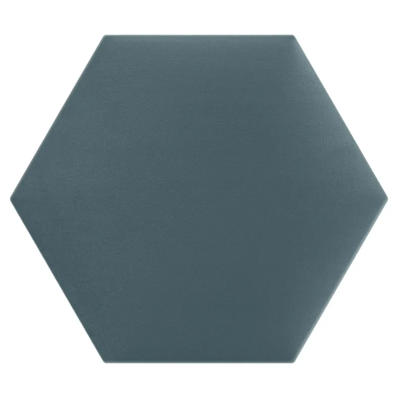Objednat Nyní Čalouněný nástěnný panel HEXAGON 30x26 cm tyrkysová MyBestHome