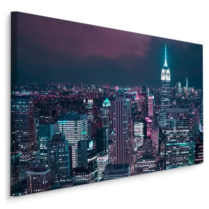 Plátno New York V Noci III. Levný
