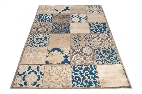 Must-Have Koberec Bohemian 23124 Berber / modrý