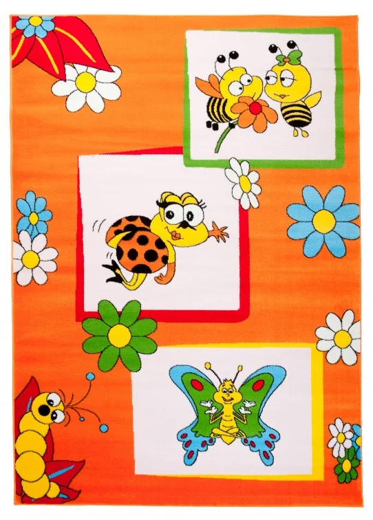 Koberec KINDER A661C CFV oranžový Novinka
