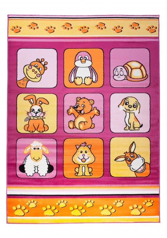 Koberec KINDER H059B fuchsie CFW Jen Po Omezenou Doba