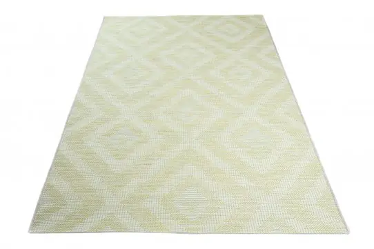 Aktuální Koberec TERAZZA 21134 Ivory stříbrný / zelený