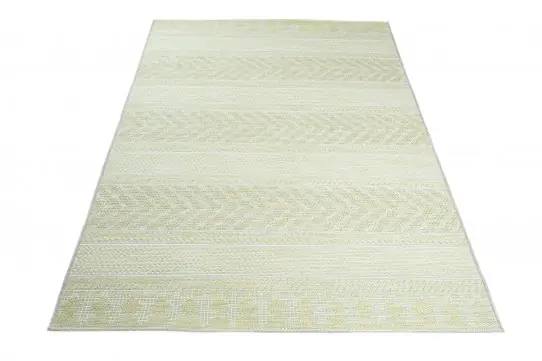 Cenově Výhodný Koberec TERAZZA 21137 Ivory Stříbrný / zelený