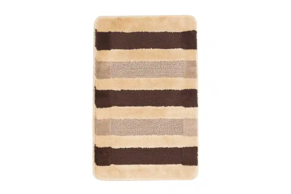 Koupelnový kobereček MONO PLOTEK béžový HIGH 1PC Finální Výprodej