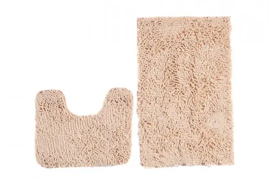 Pouze Dnes Sada koupelnových koberečků CHENILLE krém MSE-35 2PC