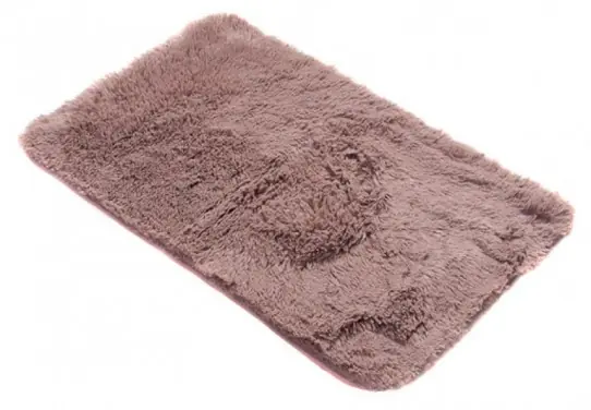 Koupelnový kobereček SILK ARTS -66 1PC hnědý Nová Kolekce