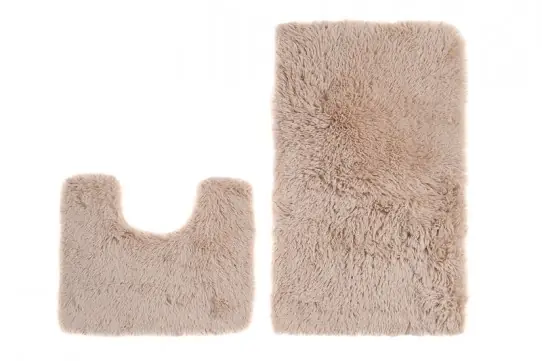 Must-Have Sada koupelnových koberečků SILK ARTS-72 2PC béžový