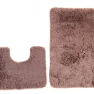 Top Prodej Sada koupelnových koberečků SILK ARTS -66 2PC hnědá
