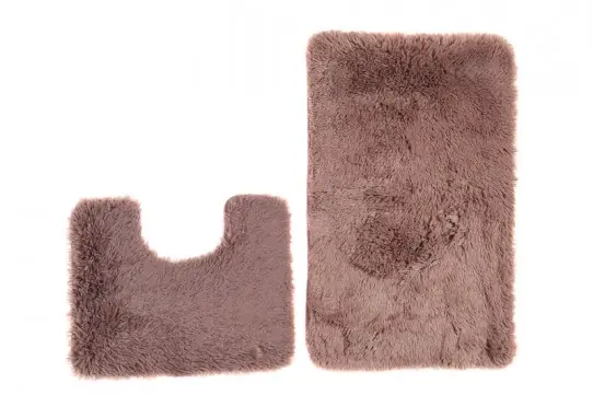 Top Prodej Sada koupelnových koberečků SILK ARTS -66 2PC hnědá