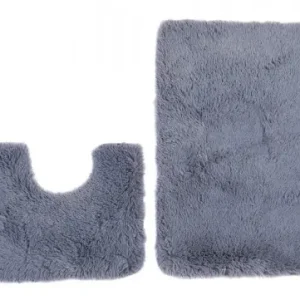 Nejlepší Cena Sada koupelnových koberečků SILK MR-104 2PC šedý