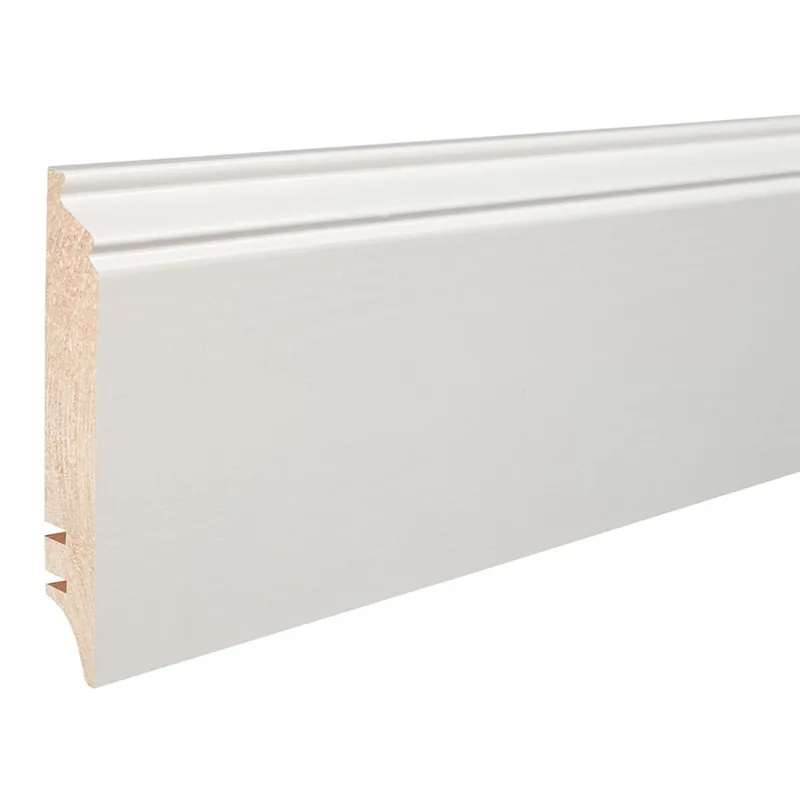 Set 2ks podlahových lišt PW90 bílý 220 cm Nejlepší Volba