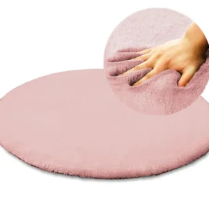 Ověřený Koberec kruh RABBIT dirty pink