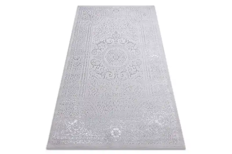 Koberec MEFE 8373 Ornament, ramka - šedý Bezpečná Platba