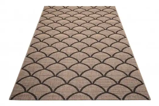 Koberec Floorlux 20567 káva / černý Víkendová Akce