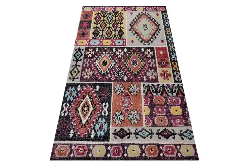 Koberec SAMPLE BADE SOPHIE D7682 Boho - červený Poslední Šance