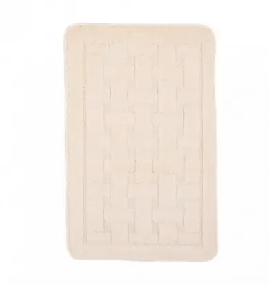 Koupelnový kobereček MONO 1039 krémový 1613 1PC KRATKA Tovární Cena