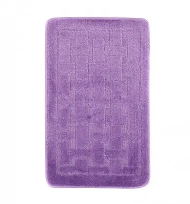 Koupelnový kobereček MONO 1039 tmavý šeřík 5805 1PC KRATKA Super Cena