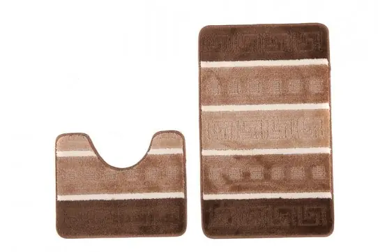 Kup Teď Sada koupelnových koberečků MULTI B5016 řecký, camel, hnědý
