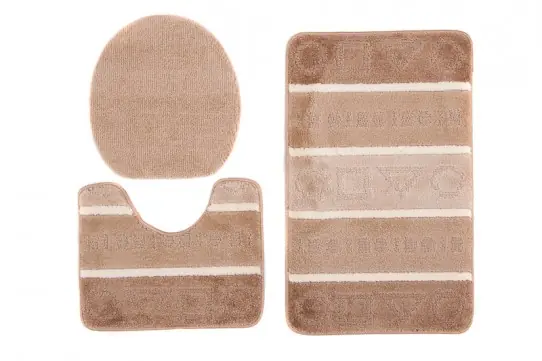 Must-Have Sada koupelnových koberečků MULTI C5015 béžový FIGURY