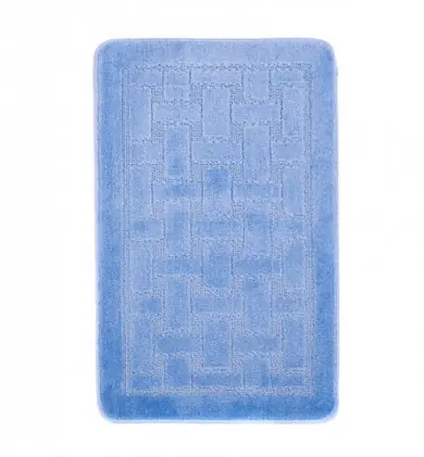 Ověřený Koupelnový kobereček MONO 1039 modrý 5004 1PC KRATKA