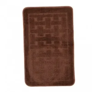 Aktuální Koupelnový kobereček MONO 1039 hnědý 8121 1PC KRATKA