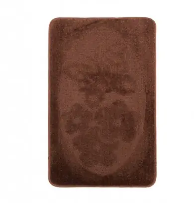 Koupelnový kobereček MONO 1125 hnědý 8121 1PC Motýl Ověřený