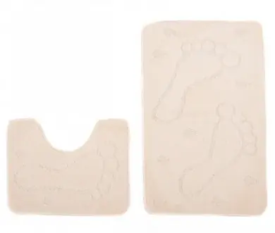 Must-Have Sada koupelnových koberečků MONO 1001 krémová 1613 2PC STOPA