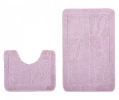Zlevněný Sada koupelnových koberečků MONO 1107 fialový 6071 2PC BANAN