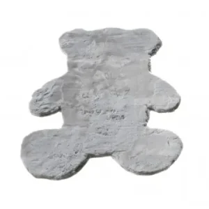 Super Cena Kobereček RABBIT FUR TEDDY BEAR světle šedý