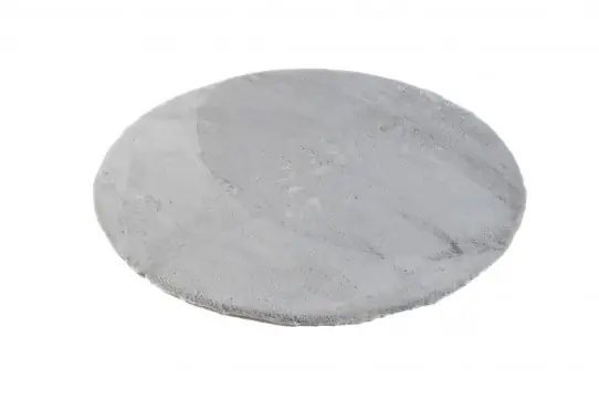 Super Cena Koberec RABBIT FUR světle šedý kruh