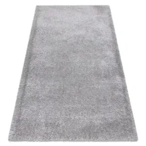 Koberec FLUFFY shaggy stříbrný Koupit Online
